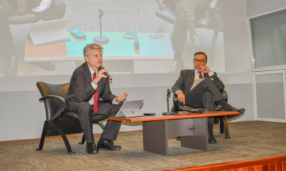 Conferencia tributación en la economía digital de la Escuela de Contaduría Contaduría Pública y Auditoría (CPA) de la Universidad Francisco Marroquín.
