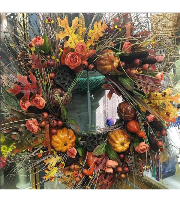 Pumpkin Wreath
