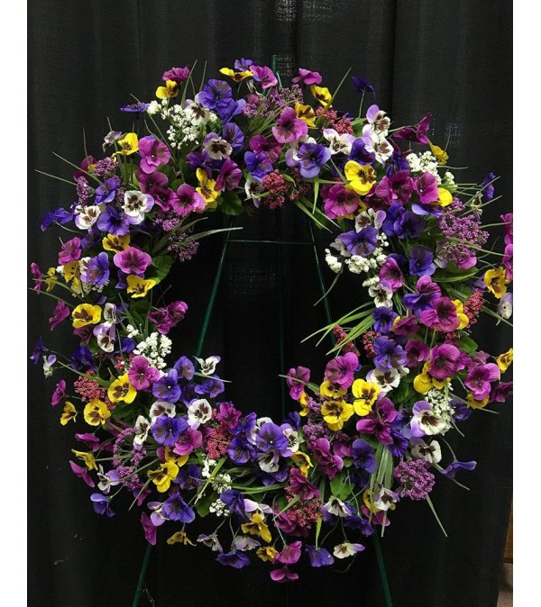 Purple Colors Wreath