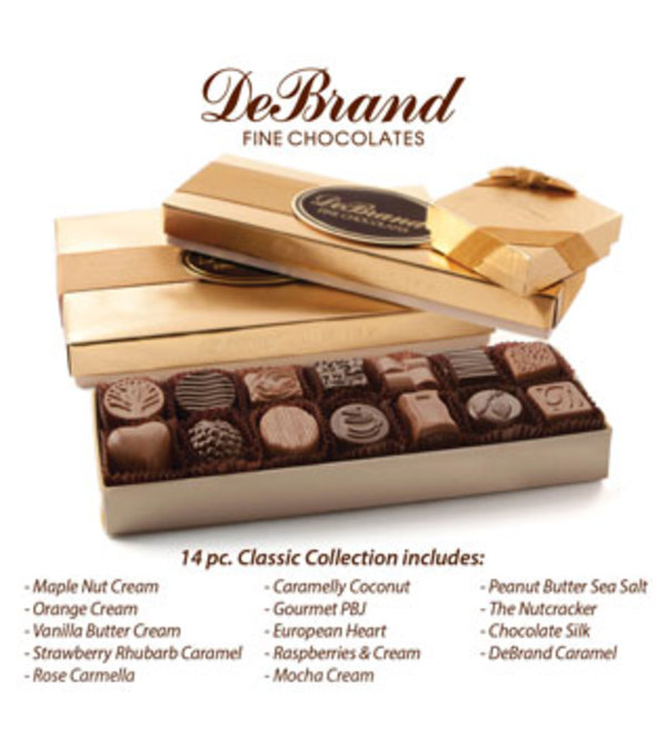 DeBrand 14pc. Classic Collection Chocolates