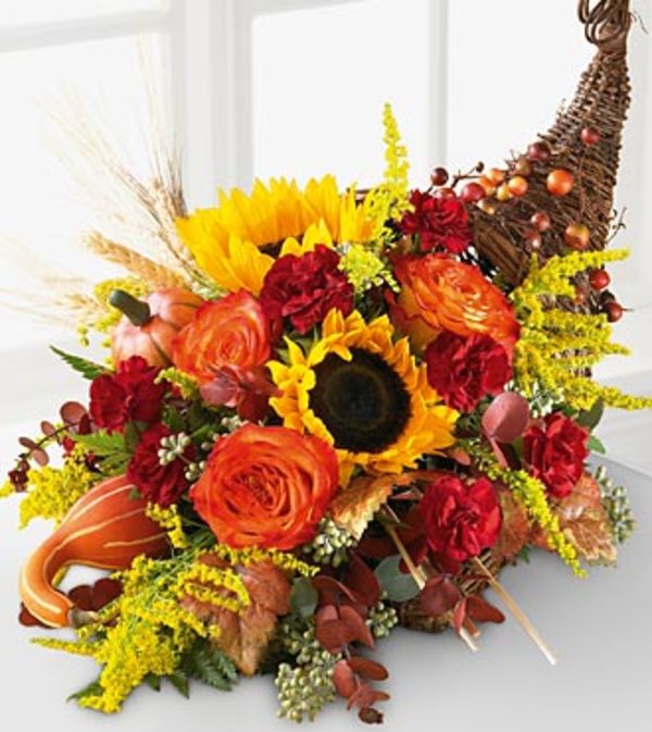 FRESH FLOWER CORNUCOPIA
