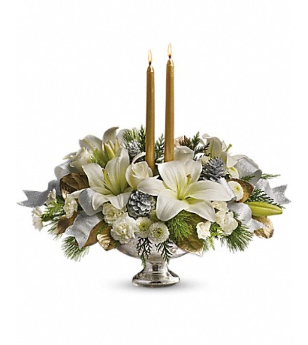 holiday glow centerpiece
