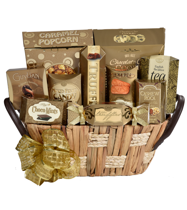 Golden Elegance Gift Basket