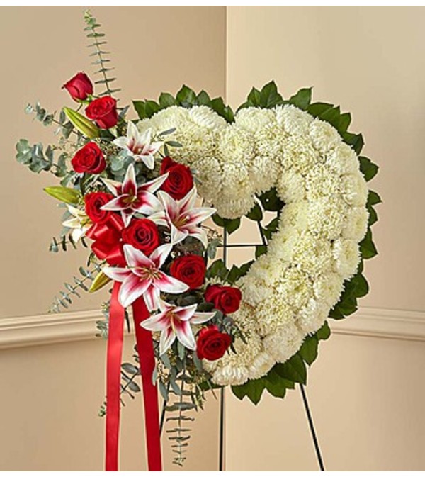 PINK AND WHITE OPEN HEART