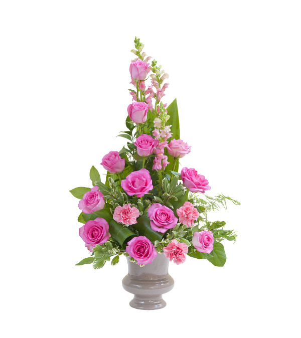 Peaceful Pink Small Urn