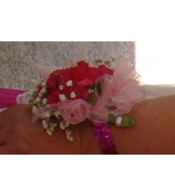 Pink Blush Wrist Corsage