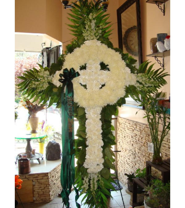 Celtic Cross all white (Please call for availability)