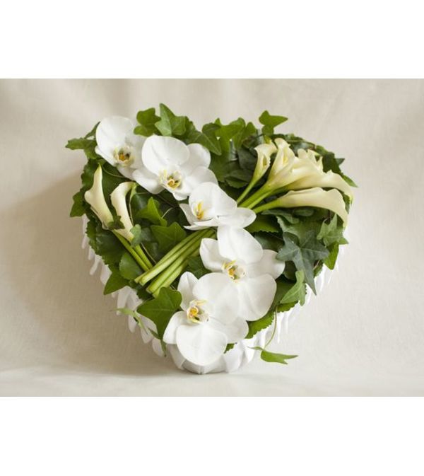 We Love You Bunches Heart Casket Lid