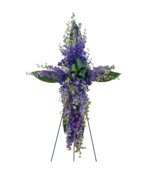 Lovingly Lavender Cross
