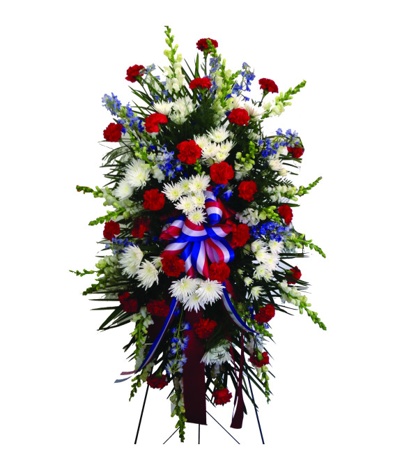 Memorial Tribute Standing Spray