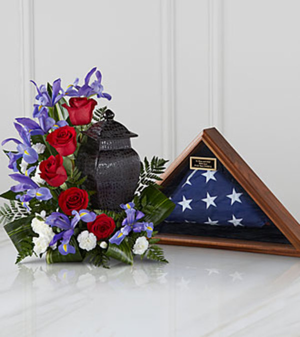 Simple Patriotic Urn Arrangement
