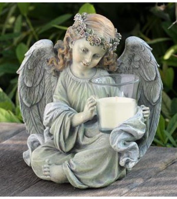 Angel with candle