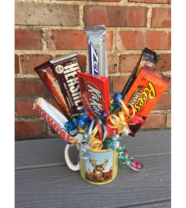 Coffee Mug Candy Bouquet