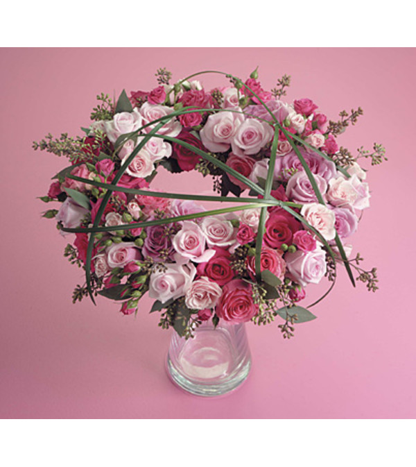 Pink and Magenta Wreath SF59-11