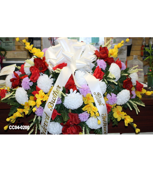 Silk Casket Cover-