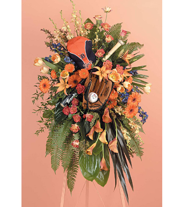Baseball Themed Standing Spray SF84-21