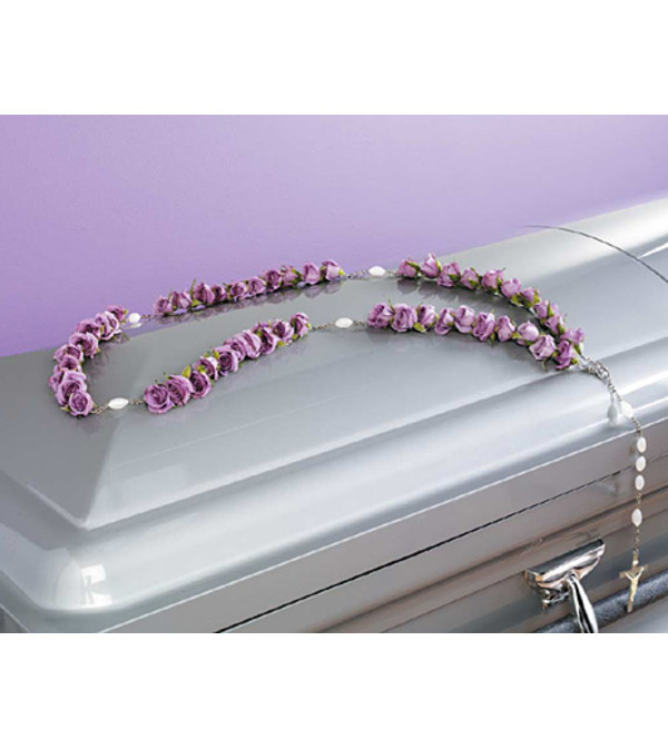 Lavender Rose Rosary SF47-11