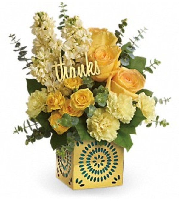 Teleflora's Shimmer of Thanks Bouquet