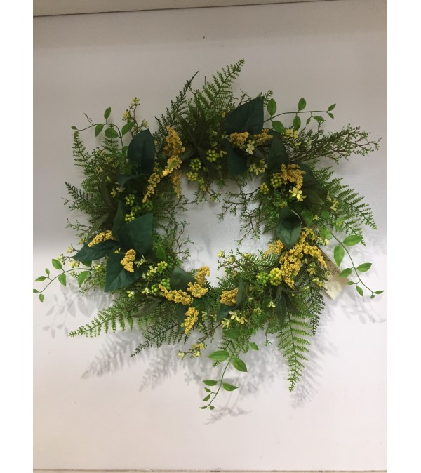 Yellow and Green Wreath