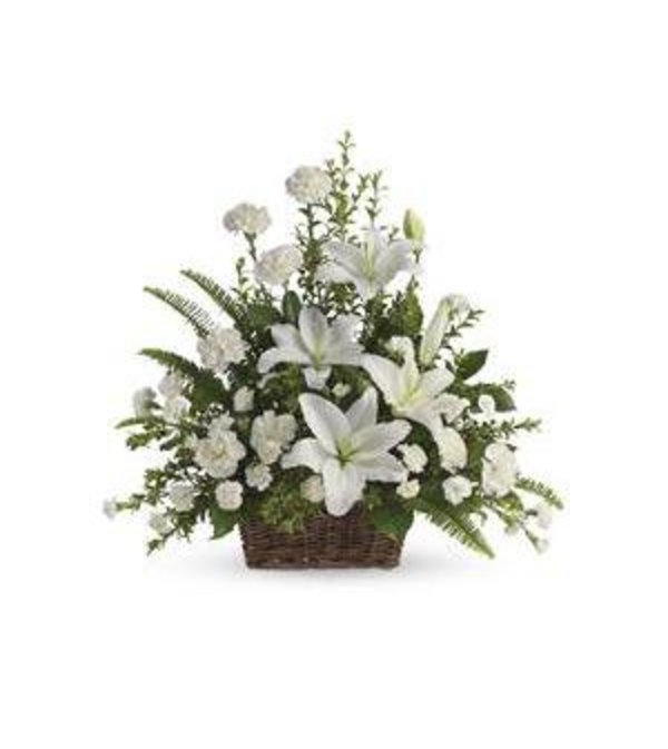 Peaceful White Lilys