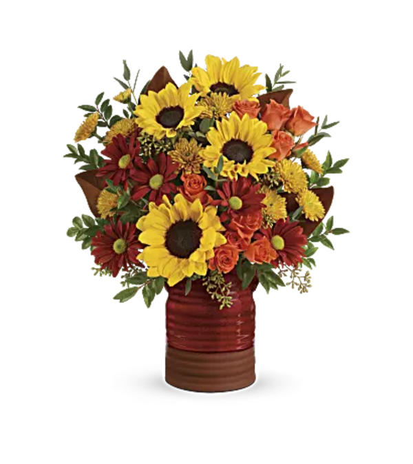 Teleflora - Sunshine Crock Pot Bqt