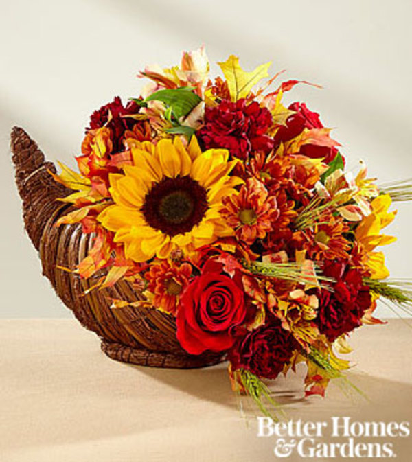Fall Harvest Cornucopia by FTD