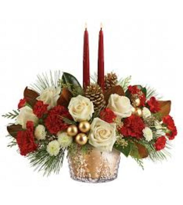 Teleflora's Winter Pines Centerpiece