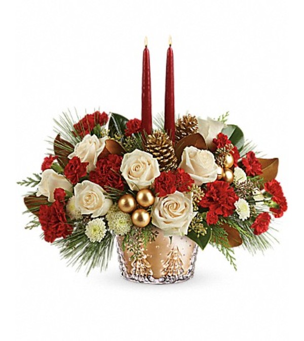 Winter Pines Centerpiece