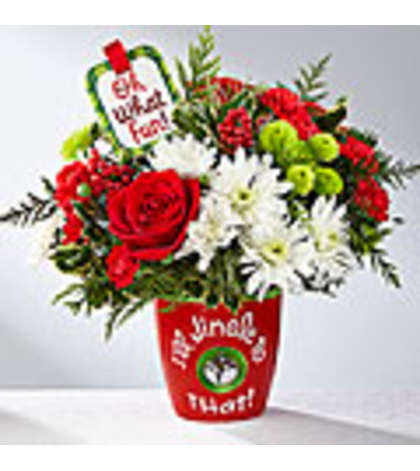 The FTD® I'll Jingle to That™ Bouquet by Hallmark