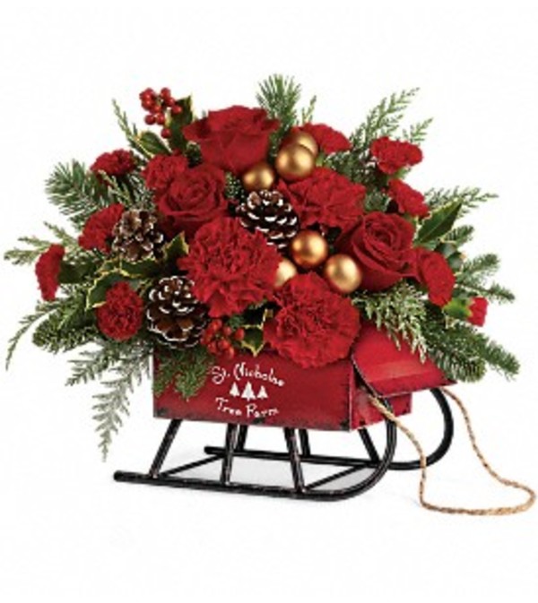 Teleflora Vintage Sleigh