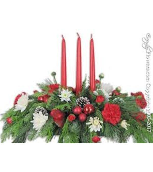 Triple Candle Centerpiece