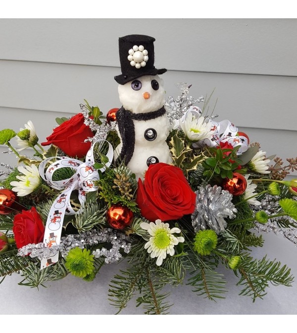 Joyful Snowman Centerpiece