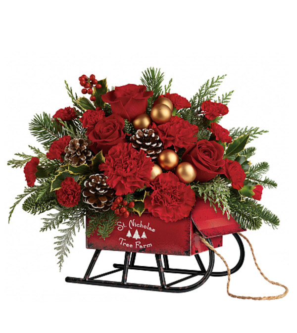 Vintage Sleigh Bouquet