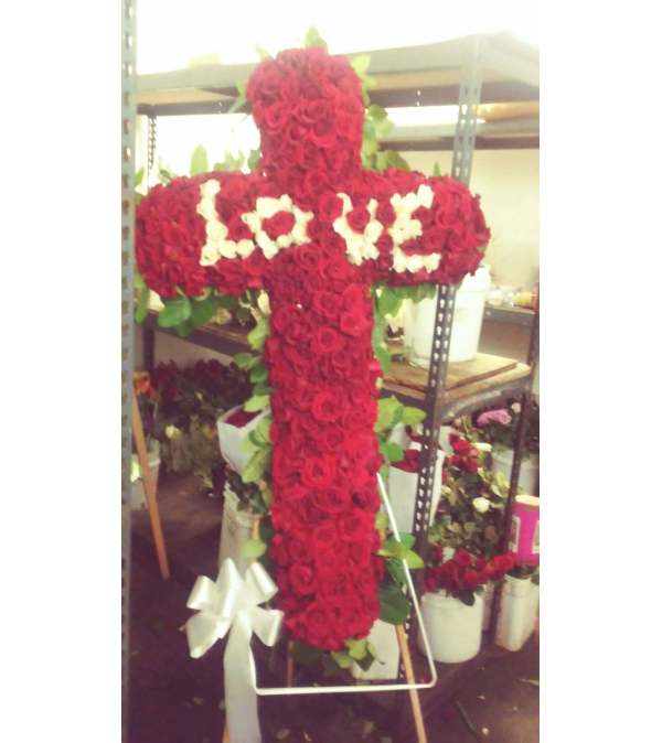 red rose cross
