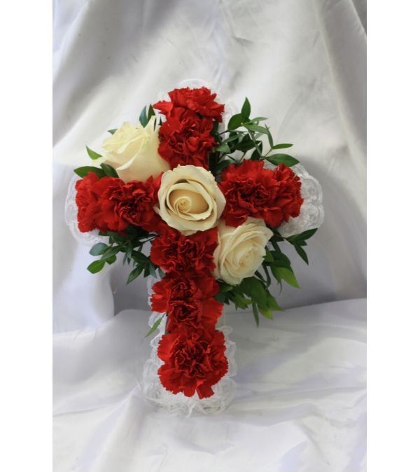 Satin Cross 1 for Inside Casket