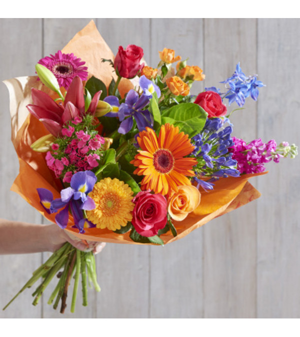 Flower Towne's European Hand-tied bouquet