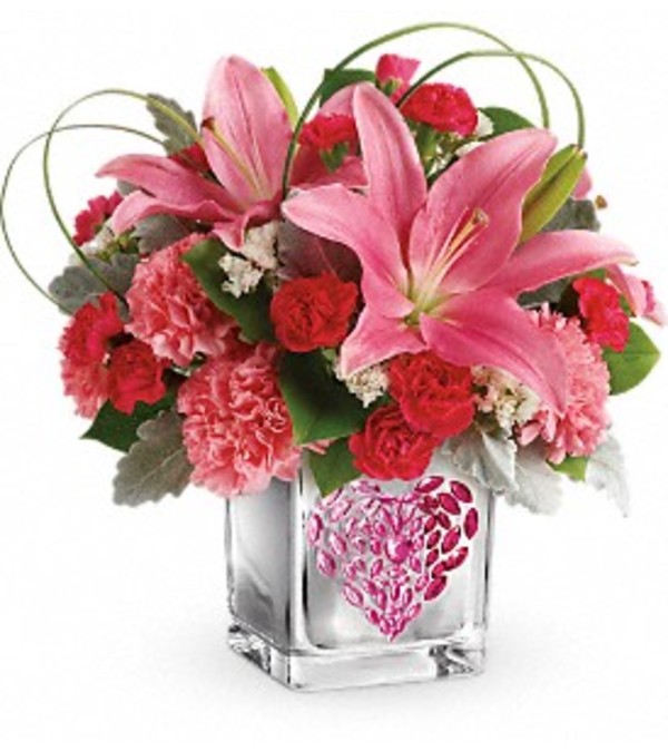 Jeweled Heart Bouquet