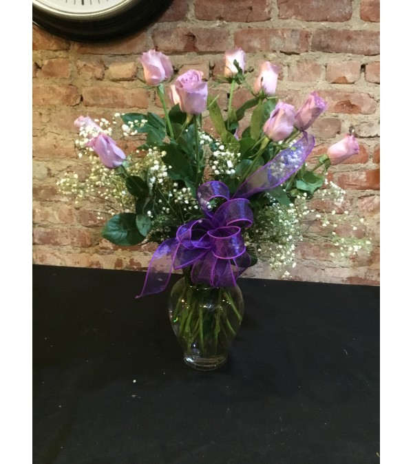 purple roses