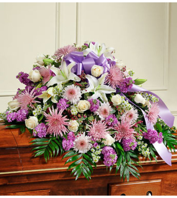 Half Casket Cover Lavender