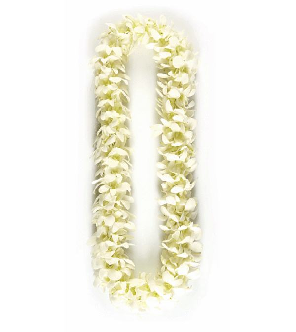 Premium White Lei