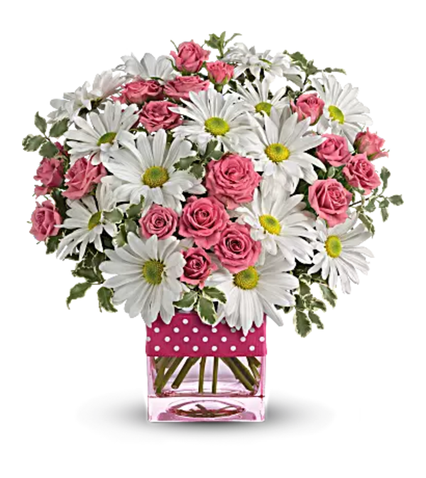 Teleflora - Polka Dots and Posies Bqt