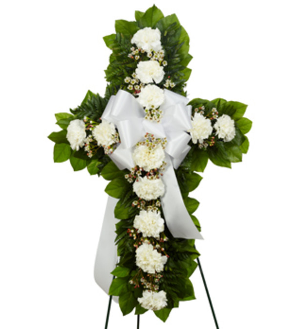 White Standing Cross