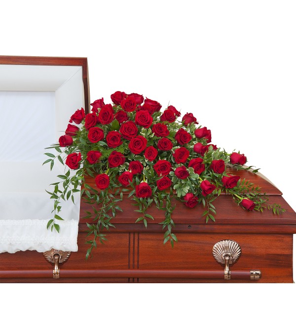 Simply Roses Supreme Casket Spray