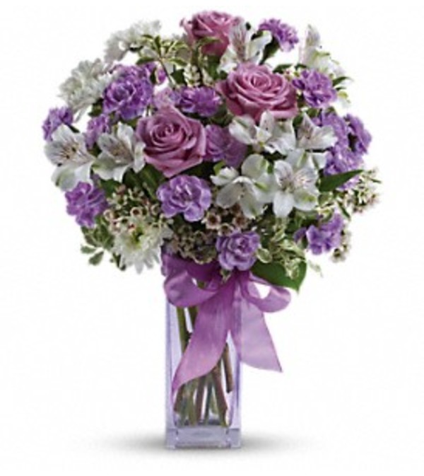 Teleflora's Lavender Laughter Bouquet