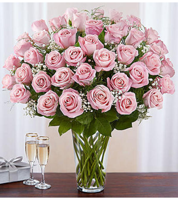 Ultimate Elegance 60 Long Stem Pink Roses Brickell Fl Florist - ultimate elegance 60 long stem pink roses