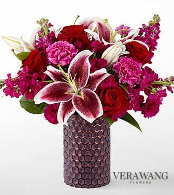 Vibrant Fuchsia Bouquet by Vera Wang