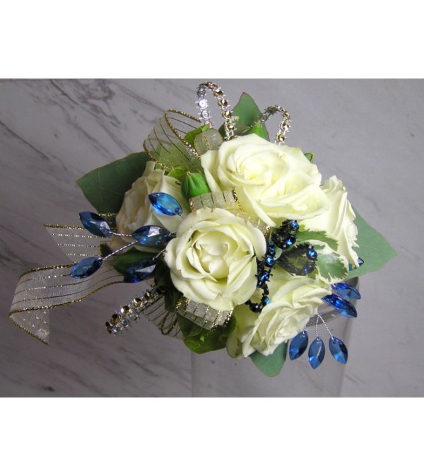 White and Blue Dazzle