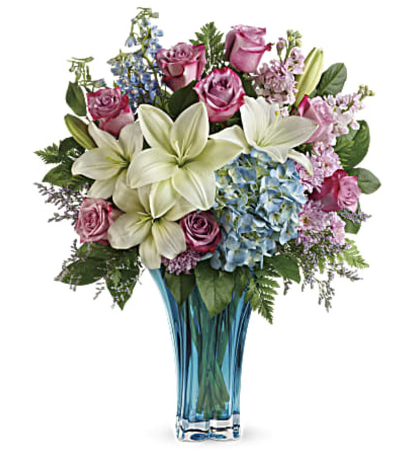 Black Iris Heart's Pirouette Bouquet