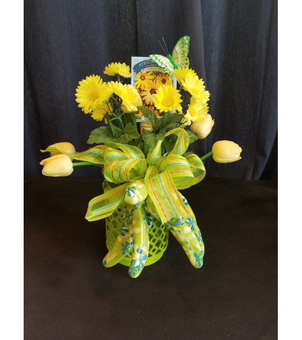 Garden Basket Green Lantern