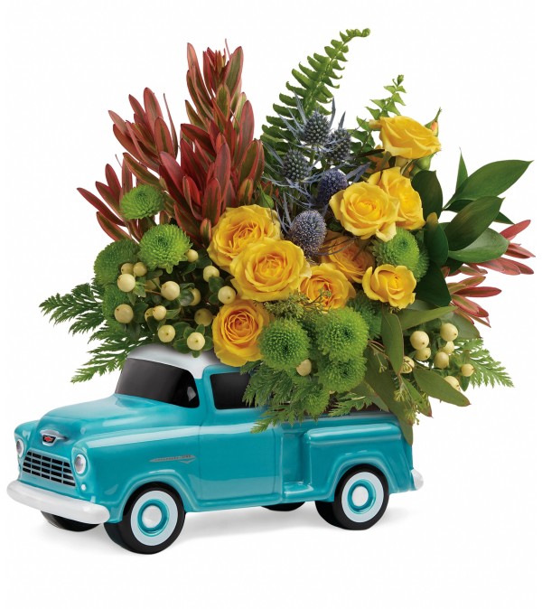 Teleflora's Chevy Pickup Bouquet